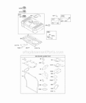 Fuel Tank Group KitsGasket Sets-Engine Diagram and Parts List for 135432-0120-02  Briggs and Stratton Engine